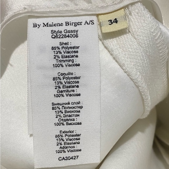 MALENE BIRGER Gassy Trousers White - Picture 11 of 12